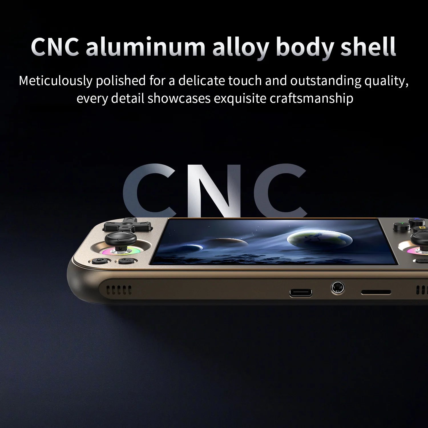 Anbernic Aluminum Alloy Portable Handheld Gaming Console 3D Hall Joystick Android Payment Multi-format Game Format Game Console