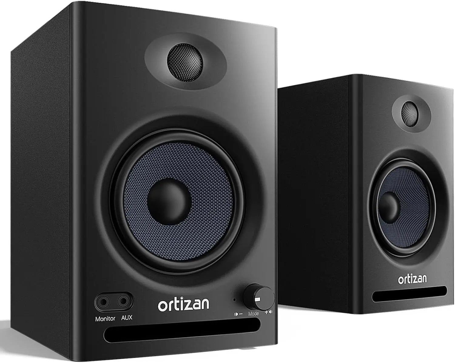 Ortizan Audio Bookshelf Active Speakers Studio Monitor,Bluetooth 5.3 Wireless Computer TV PC USB DAC HiFi Home Subwoofer System