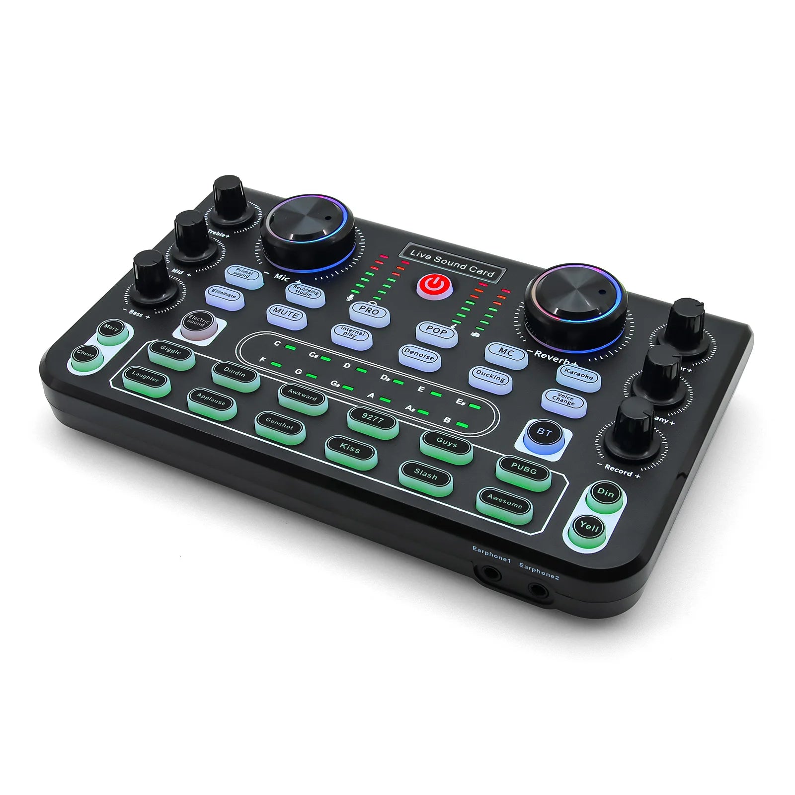 Professional Portable Mixer Sound Mixing X60 Sound Card English Version Convenient Compact For Live Broadcast KTV Singing