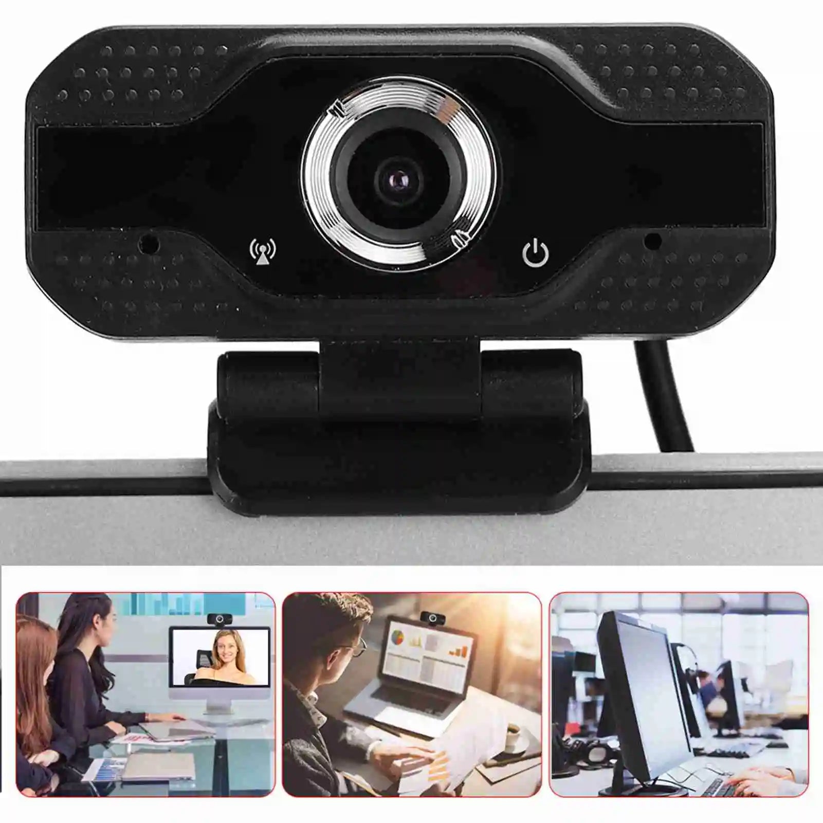 1080P Desktop Computer Camera USB Online Class Webcam with Microphone Computer Camera Drive Camera USB Camera PC Webcam