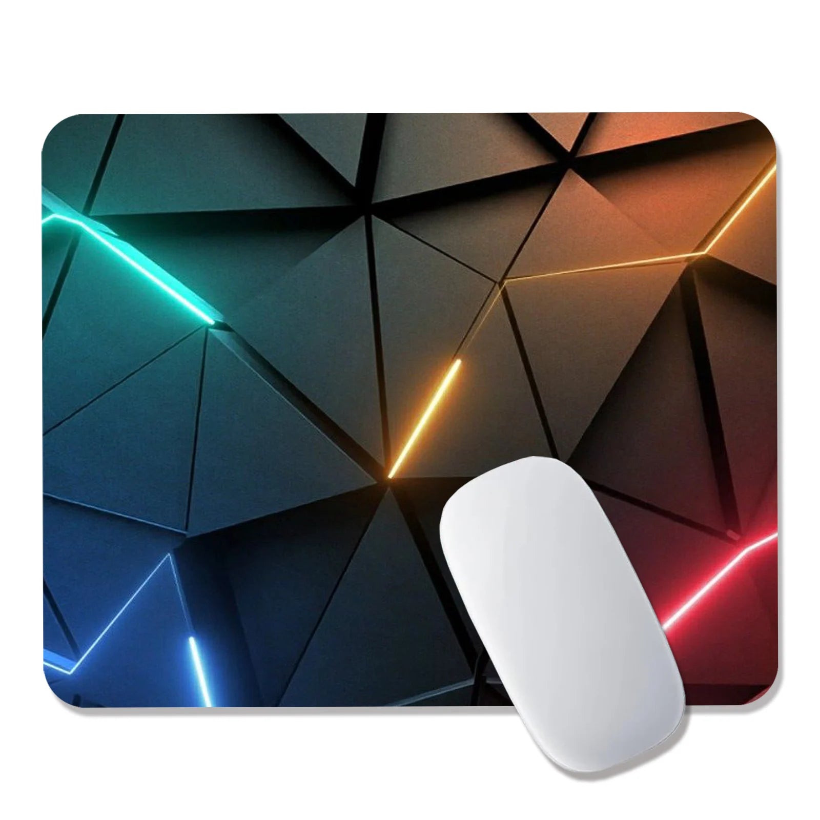 Mouse Pad Desk Pad Extended Mouse Mat 31.5x11.8in Large Computer Keyboard Desk Mat Desk Pad with Non-Slip Base and Stitched Edge