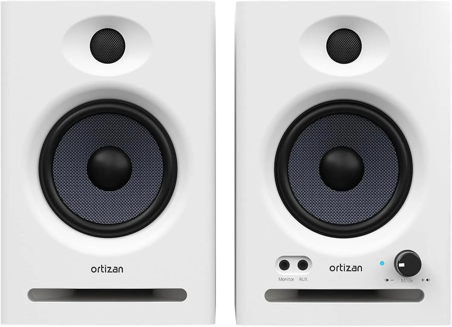 Ortizan Audio Bookshelf Active Speakers Studio Monitor,Bluetooth 5.3 Wireless Computer TV PC USB DAC HiFi Home Subwoofer System