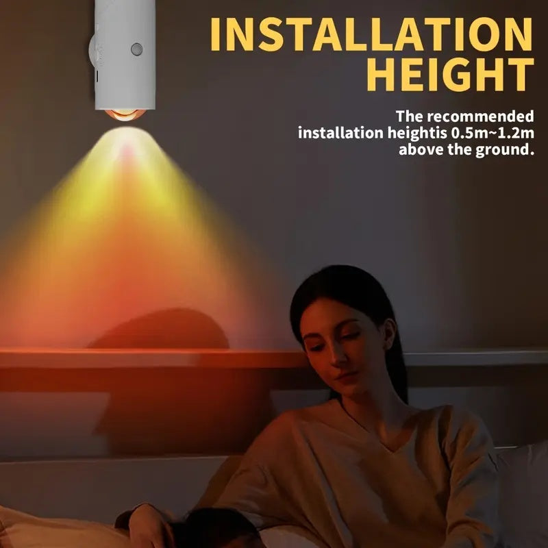 4PCS Color-sensing Motion Night, Wall, Cabinet, Decorative Lights