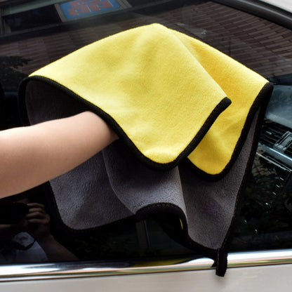 Two-color Double-sided Car Dual-use Cleaning Car Wash Towel