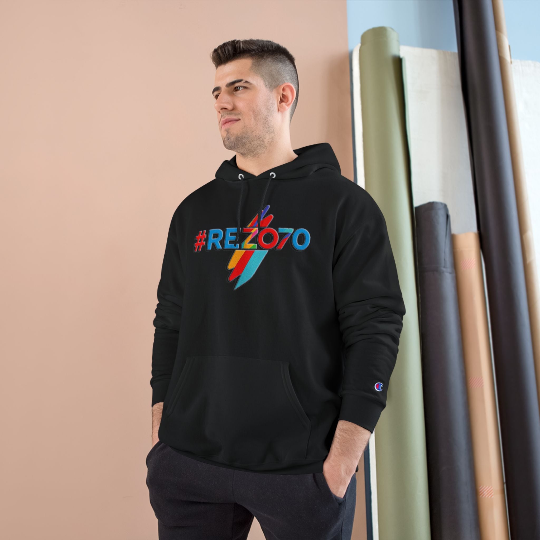 Champion Hoodie Logo Pullover