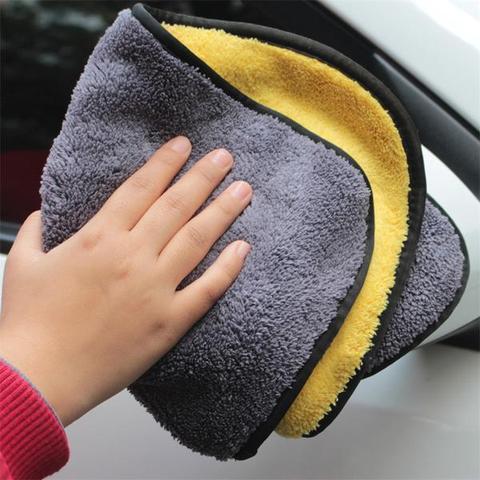 Two-color Double-sided Car Dual-use Cleaning Car Wash Towel