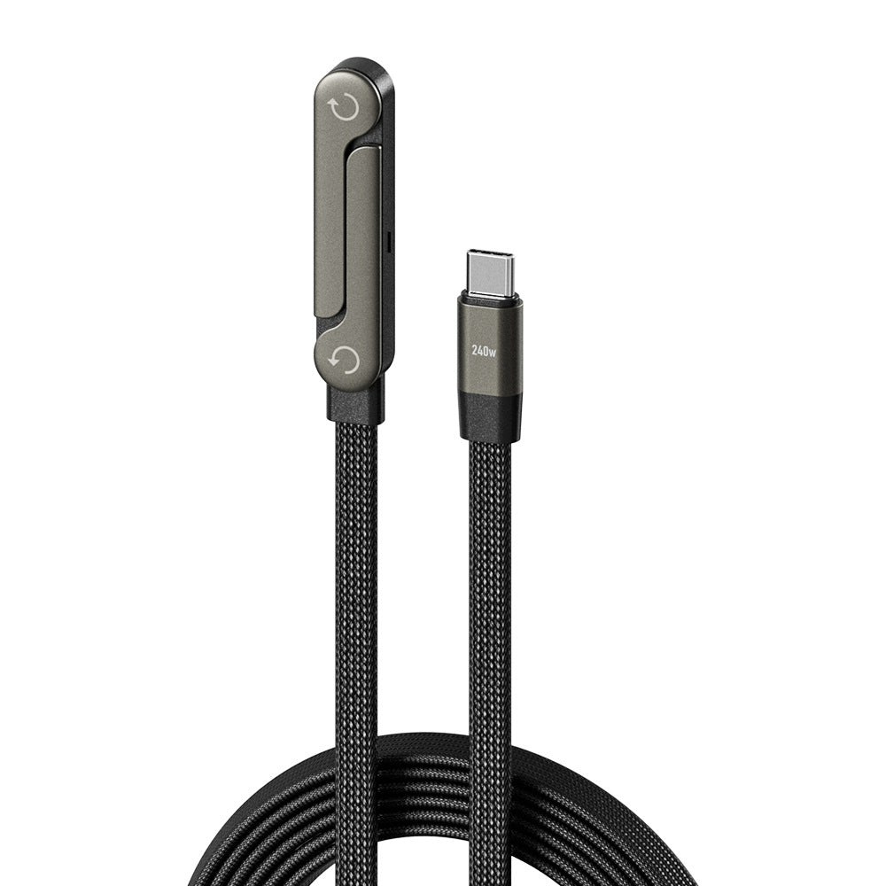 Fast Charging Foldable Bracket Data Cable 2-in-1