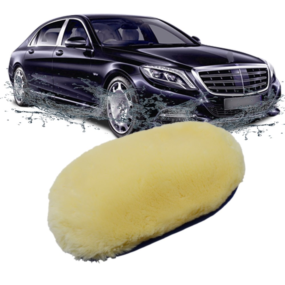 Car type soft hair car wash cleaning gloves