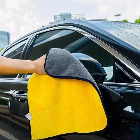 Two-color Double-sided Car Dual-use Cleaning Car Wash Towel