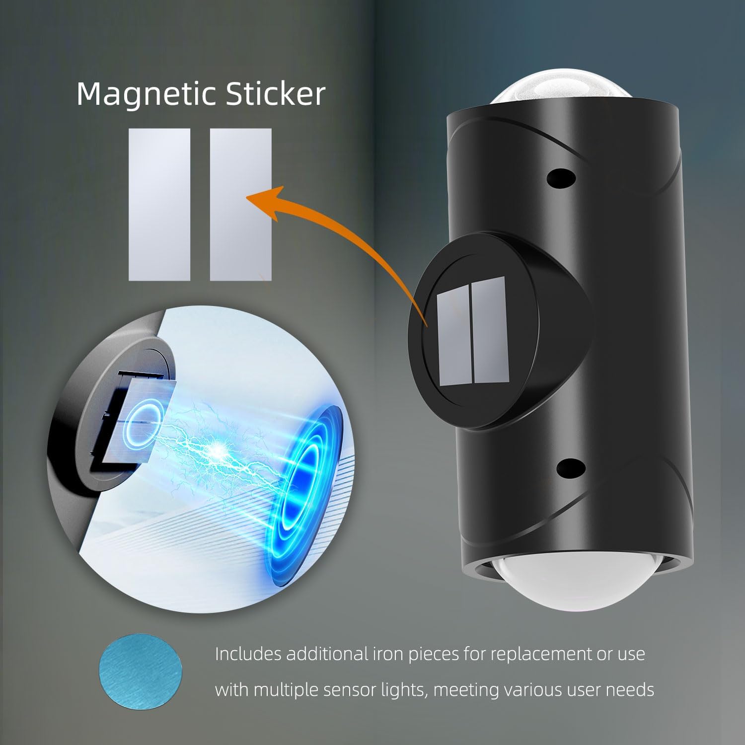 4PCS Color-sensing Motion Night, Wall, Cabinet, Decorative Lights