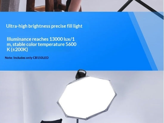 Studio LED Fill Light For Live Streaming Complete With A Soft box Bracket And Spotlights