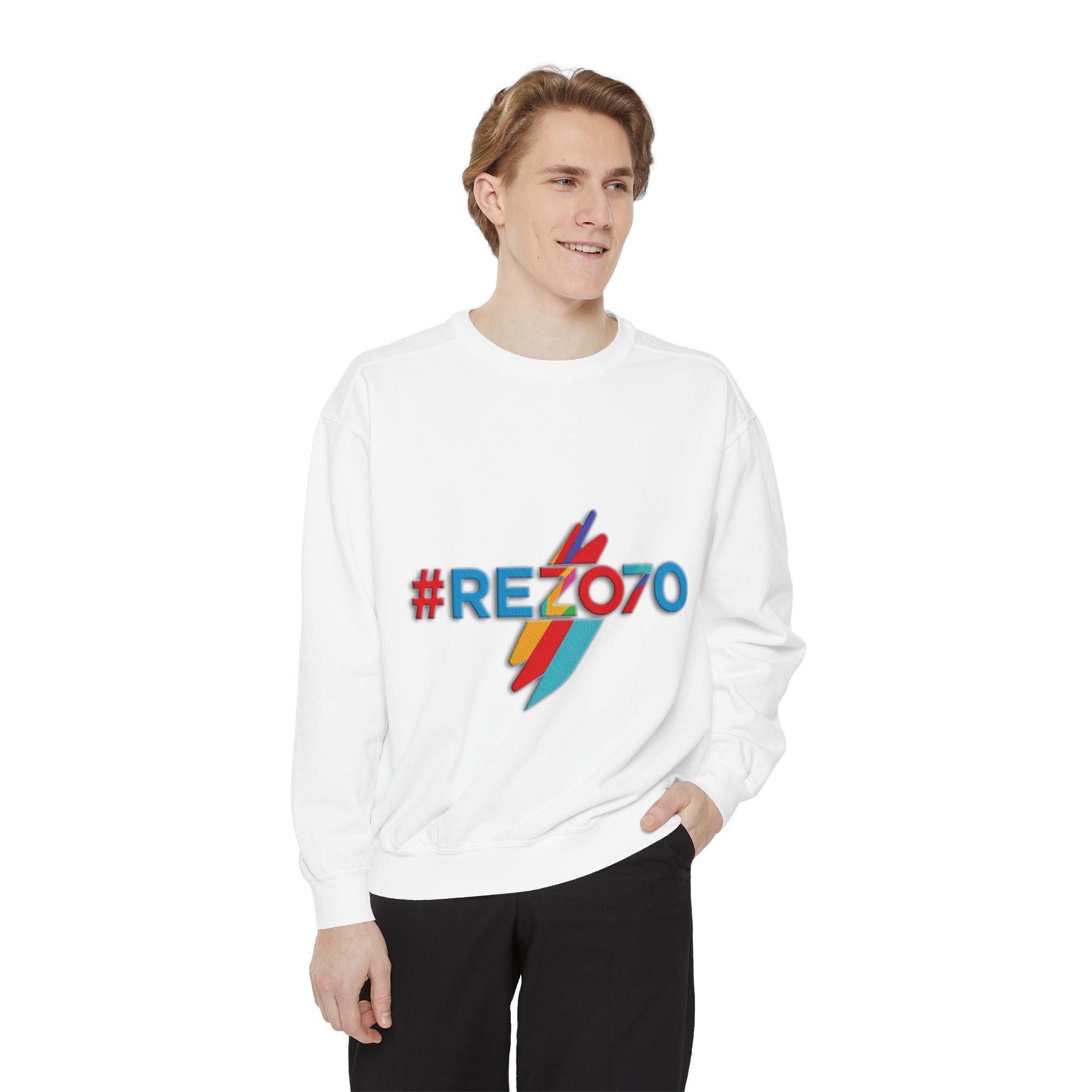 #REZ070 Rainbow Bolt Sweatshirt