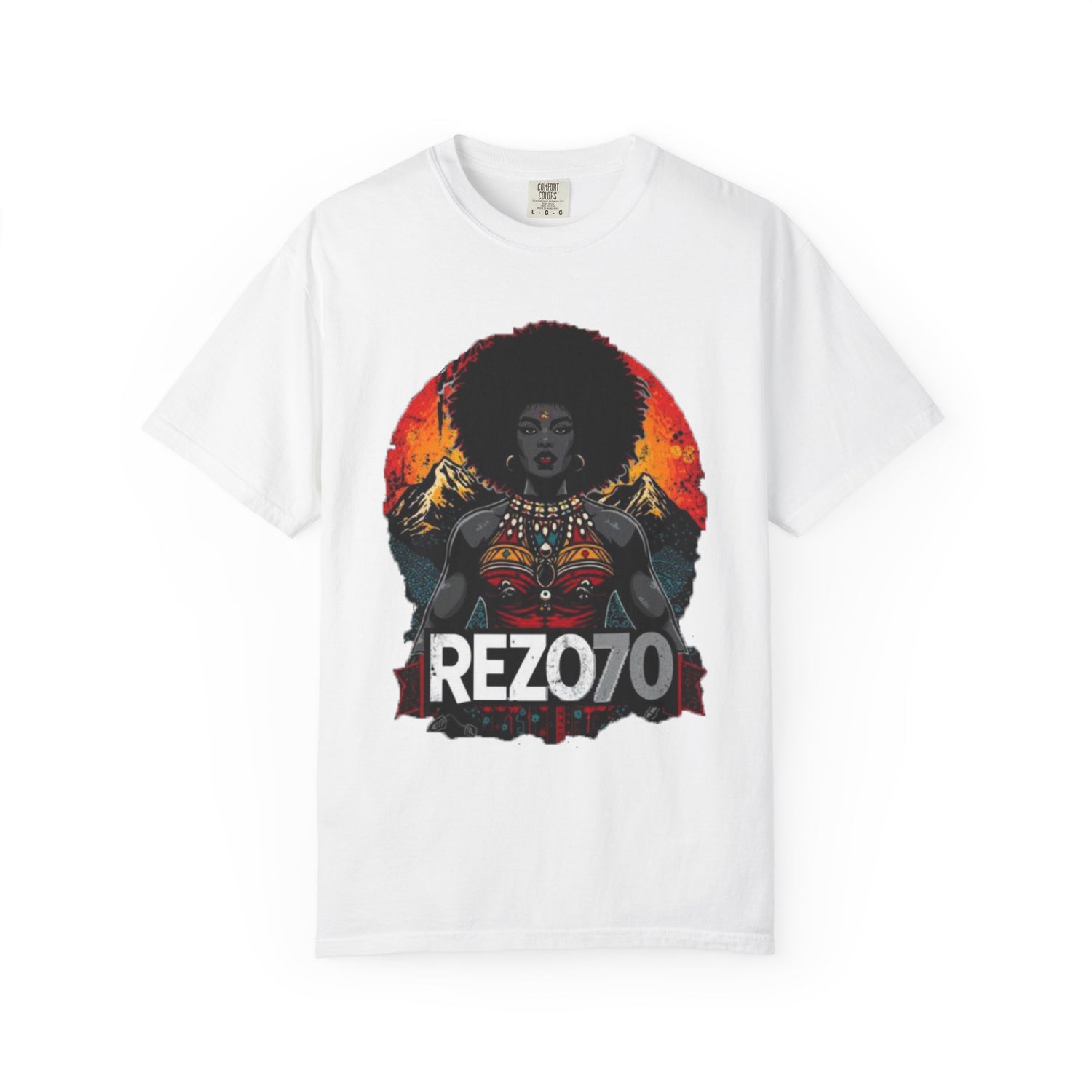 Afro Warrior Graphic T-Shirt