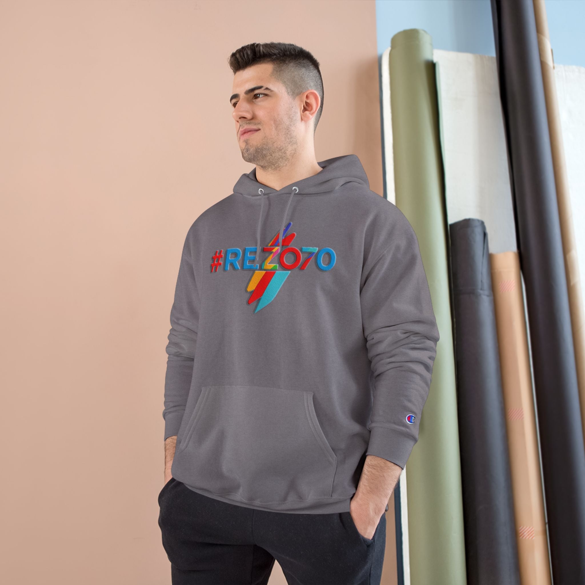 Champion Hoodie Logo Pullover