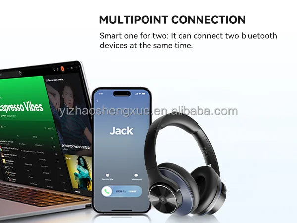 OneOdio A10 Active Noise Cancelling Wireless Headphones Overseas Stock Hi-Res  Headset for Travel Office Wholesale
