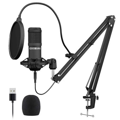 Clearance Sale Professional USB Condenser Microphone Kit for PC or Laptop Mic for Recording Broadcasting Gaming YouTube