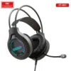 Earldom Gaming Headset with Microphone Stereo Wired Headset Gamer for PC/PS4/Xbox One with Noise Cancelling Mic LED Lights