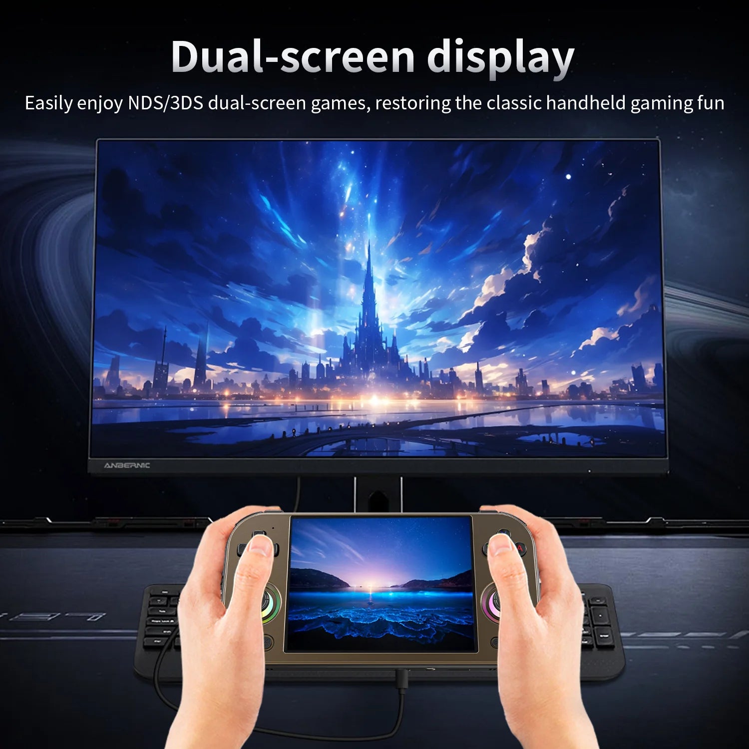 Anbernic Aluminum Alloy Portable Handheld Gaming Console 3D Hall Joystick Android Payment Multi-format Game Format Game Console