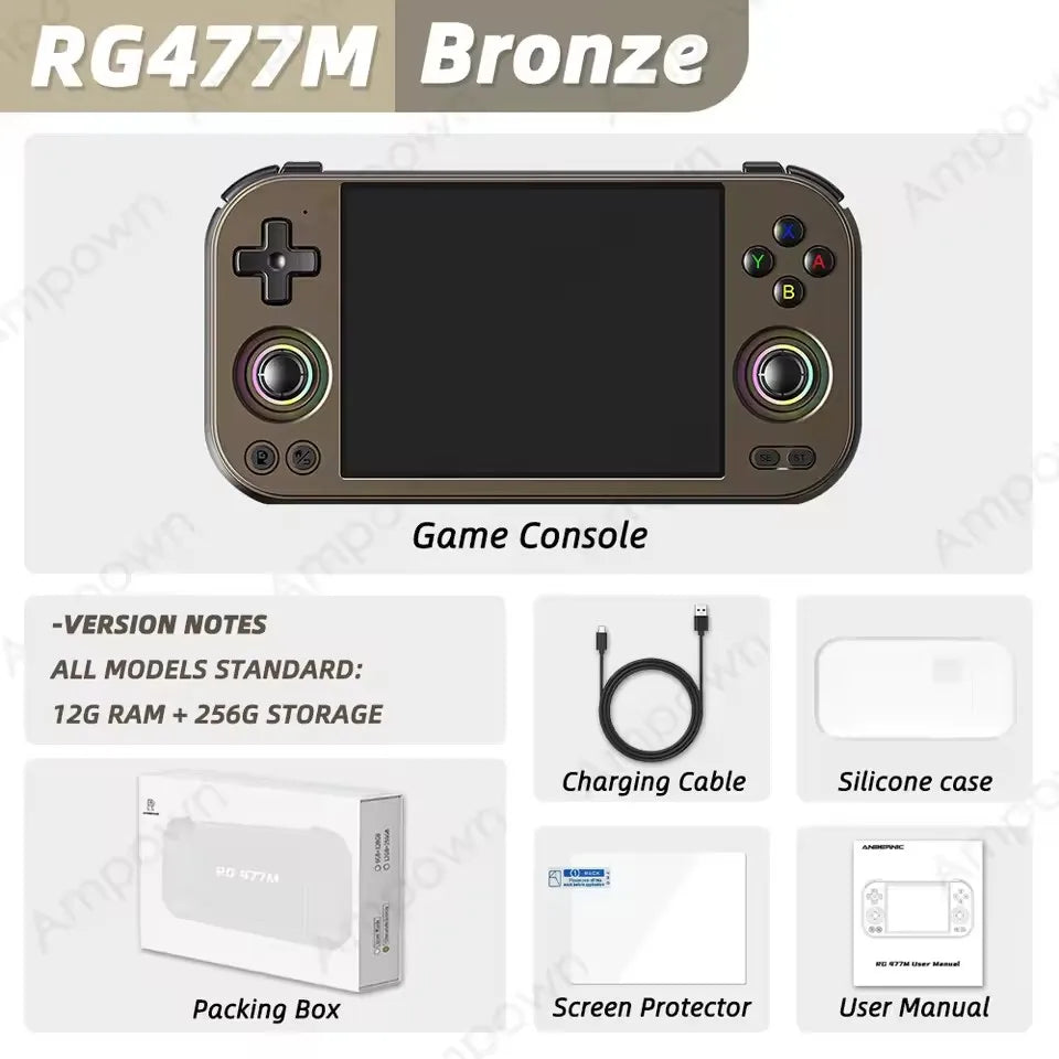 Anbernic Aluminum Alloy Portable Handheld Gaming Console 3D Hall Joystick Android Payment Multi-format Game Format Game Console