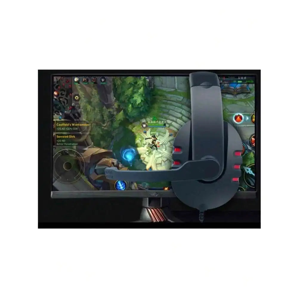 Gaming Headset Microphone Rotating Surround Sound Mode Compatible Laptop/Tablet/Smartphone/PS4/PS5 On-Ear Design Sound
