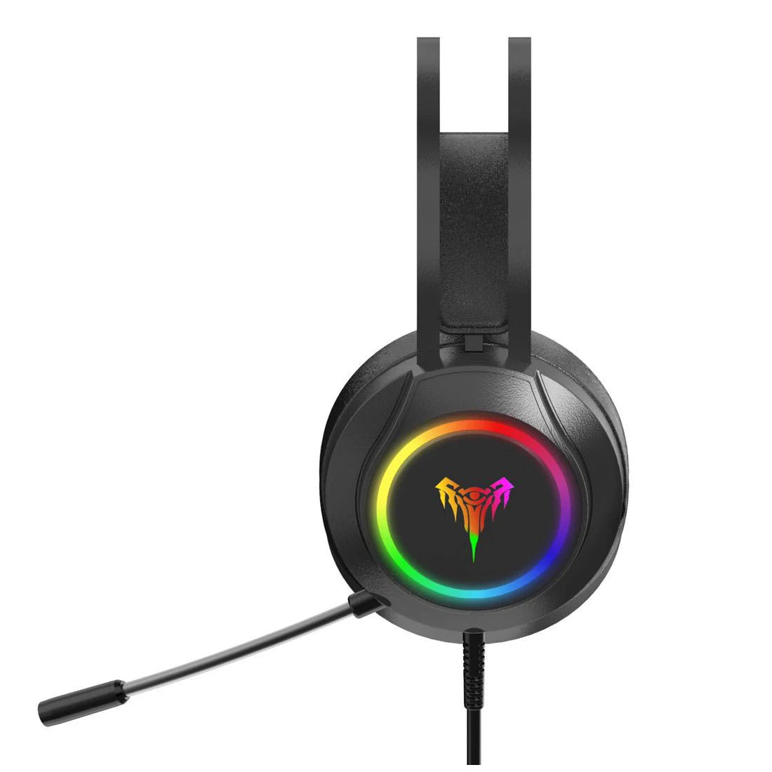 RGB USB Wired Gaming Earphones Headsets Dynamic Vocalism Principle Compatible with PC Laptop