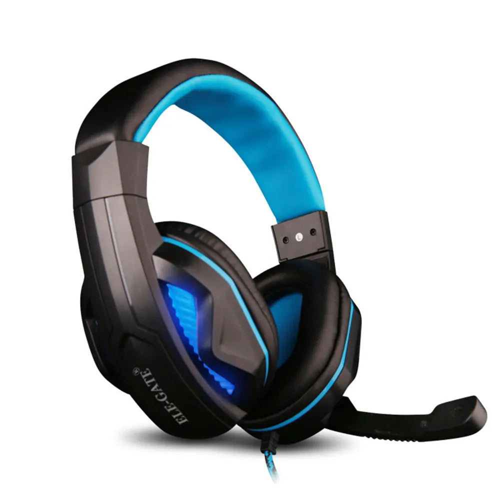 RGB LED Color Specialized Gamer Headset with Headband Compatible with Ps4 Xbox PC Laptop