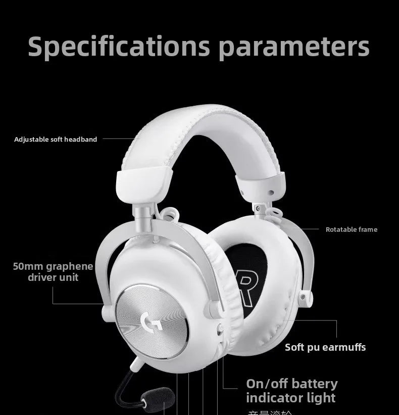 Logitech  New G PRO X 2  Wireless Gaming Headset  Wholesale for Gaming Premium Ear Pads