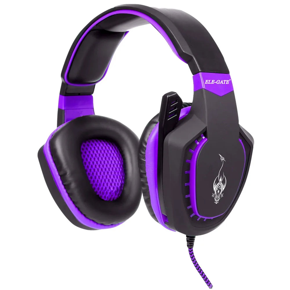 Gamer Specialized Headset with LED Microphone Headband for Video Games