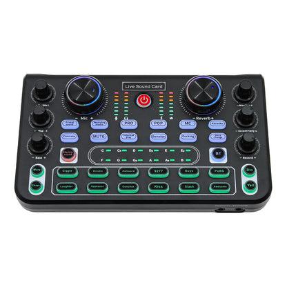 Professional Portable Mixer Sound Mixing X60 Sound Card English Version Convenient Compact For Live Broadcast KTV Singing