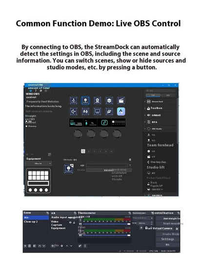 MRSVI N4 Stream Deck Controller, Elgato Alternative, 10 Programmable LCD Keys with 500+ Plugins for Streaming/Editing