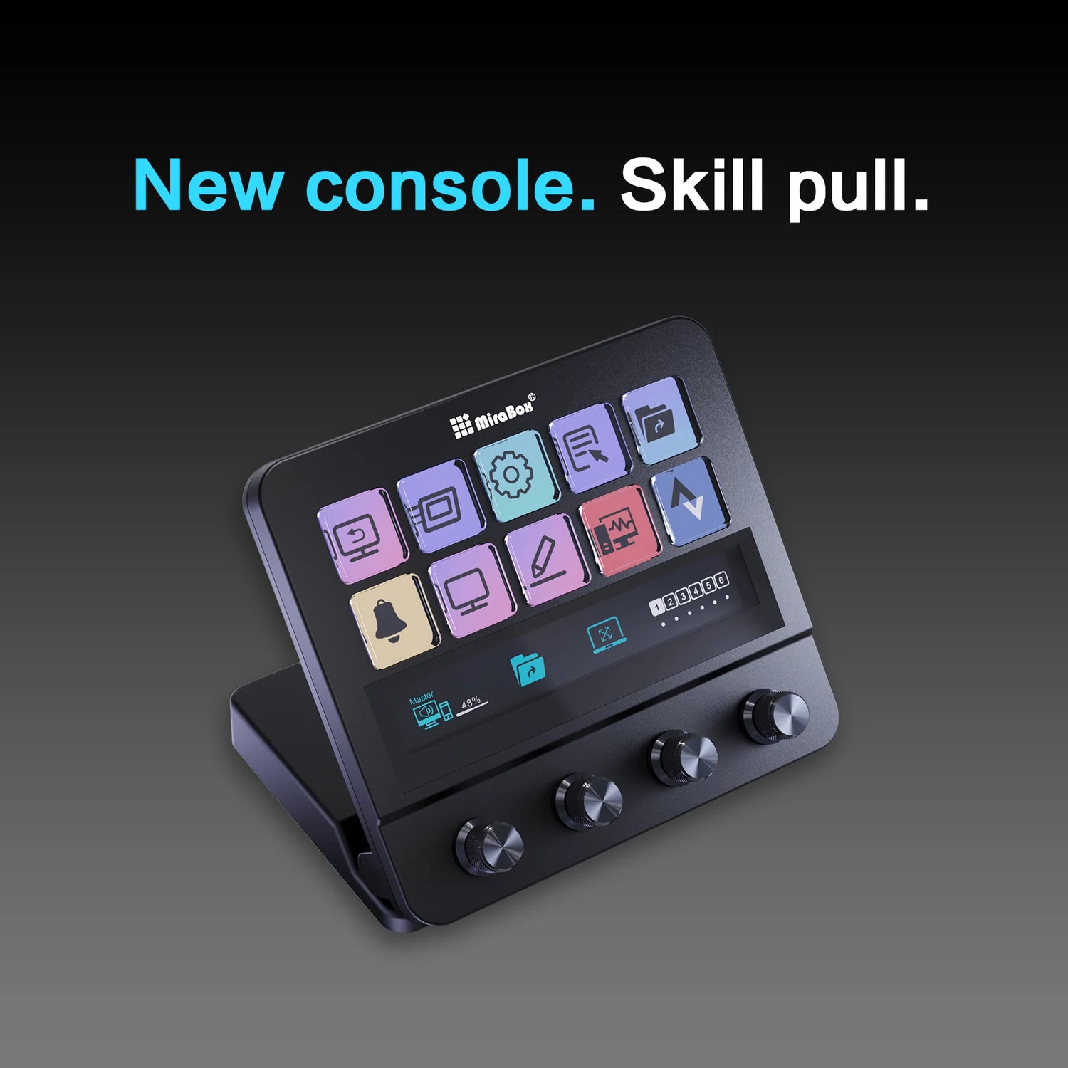 Mirabox N4 Stream deck 10 LCD Keys Button Live Console Mini Keypad Streamdeck Deck Dock macropad Stream Desk Studio Controller
