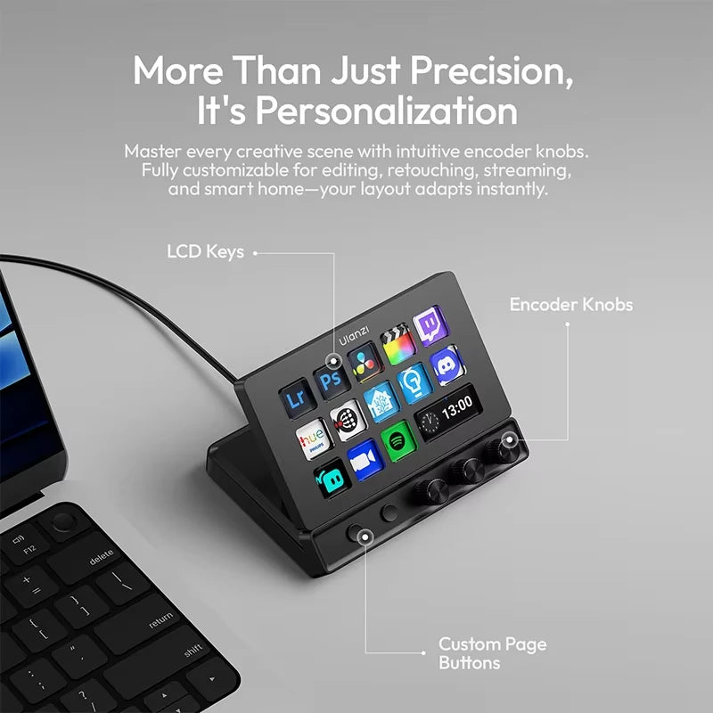 Stream Deck Creative Desktop Control Hub D200X D200H D200 For Video Photo Livestream
