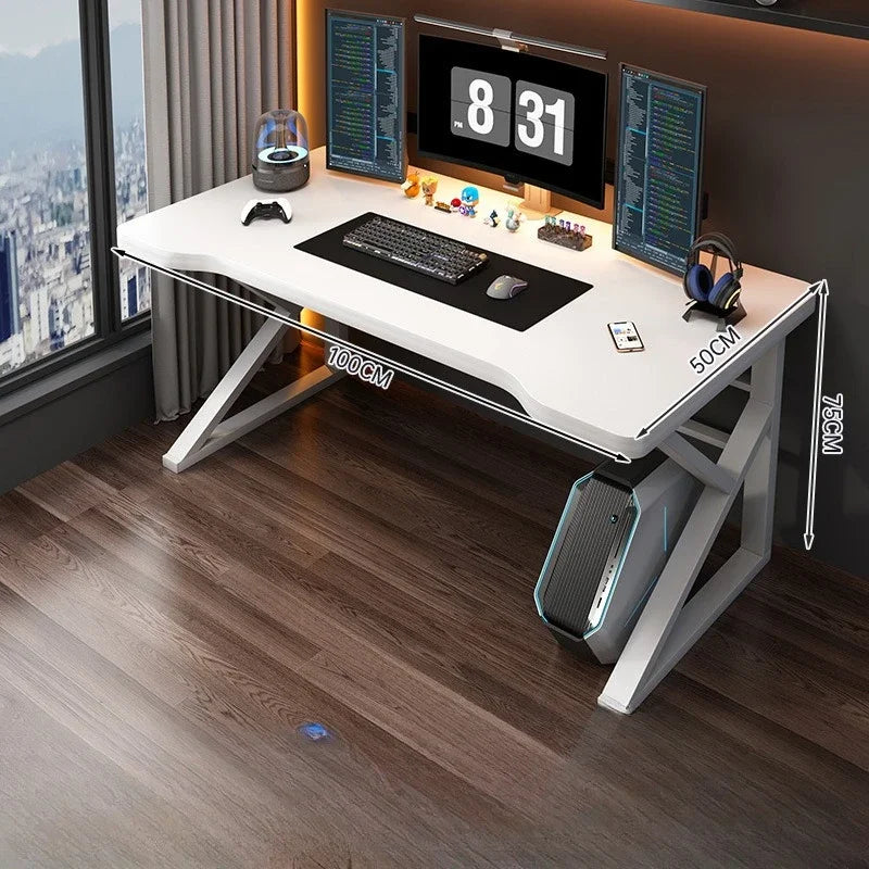 Gaming Computer Desk Home Office Study Desk Adjustable Height Compact Small Space Ergonomic Desk Mesa Para Computador Furniture