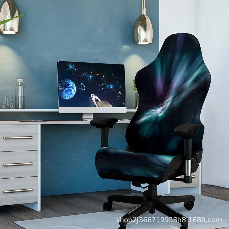 1 Set Gaming Chair Cover Elastic Computer Chair Backrest Armrest Cover Protector Universal Soft Thicken Armchair Seat Covers 의자