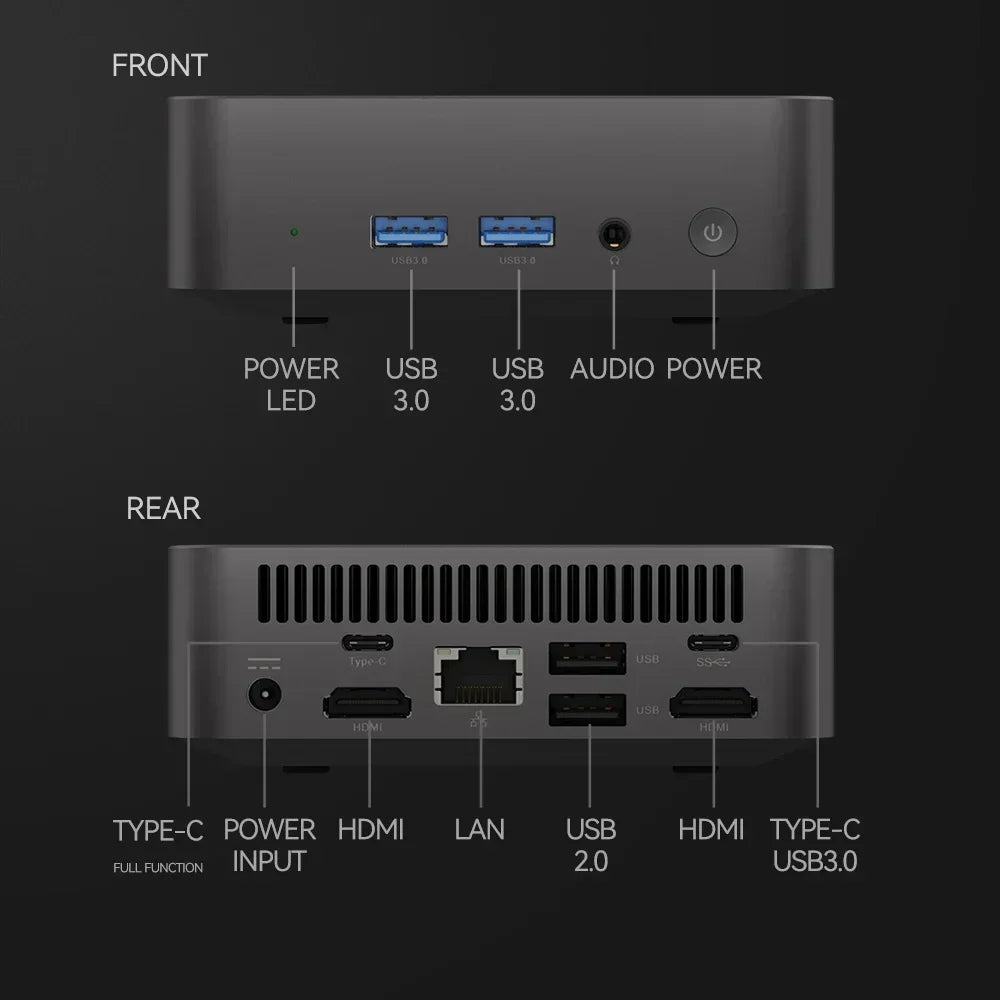 Ornate Windows 11 Pro Mini PC Core i9 8950HK 32GB RAM 1TB 2TB SSD 4K HD WiFi6 BT5.2 Home Gaming Desktop With 3 Years Warranty