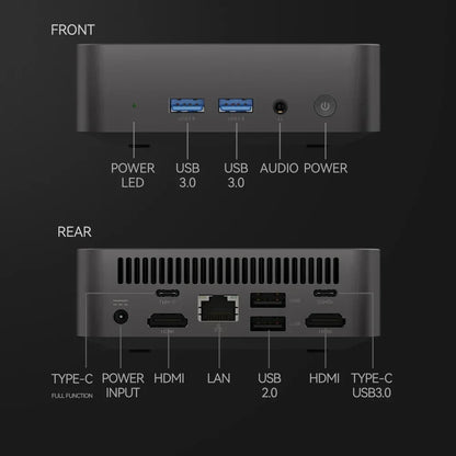 Ornate Windows 11 Pro Mini PC Core i9 8950HK 32GB RAM 1TB 2TB SSD 4K HD WiFi6 BT5.2 Home Gaming Desktop With 3 Years Warranty
