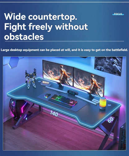 Household Goods Computer Desk, Home Desk, Student Learning Desk, Simple Gaming Desk, E-sports Desk, Workbench, Office Desk