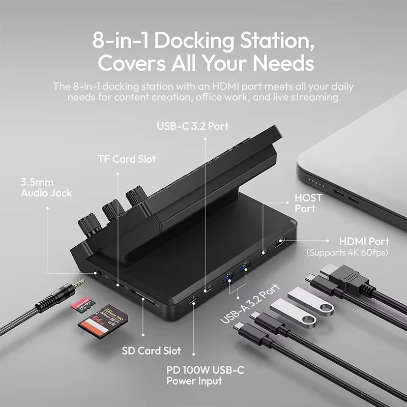 Stream Deck Creative Desktop Control Hub D200X D200H D200 For Video Photo Livestream