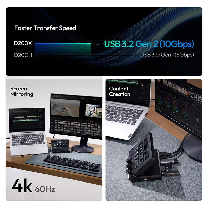 Stream Deck Creative Desktop Control Hub D200X D200H D200 For Video Photo Livestream