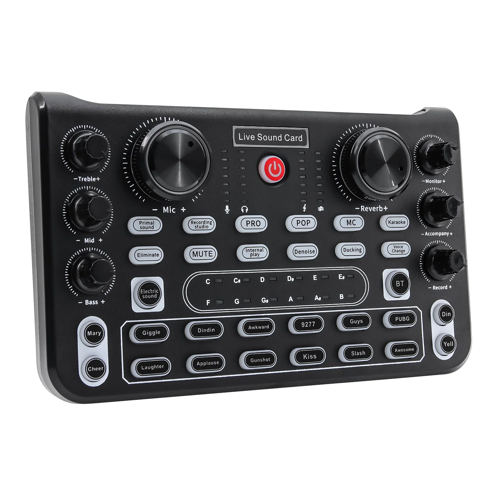 Professional Portable Mixer Sound Mixing X60 Sound Card English Version Convenient Compact For Live Broadcast KTV Singing