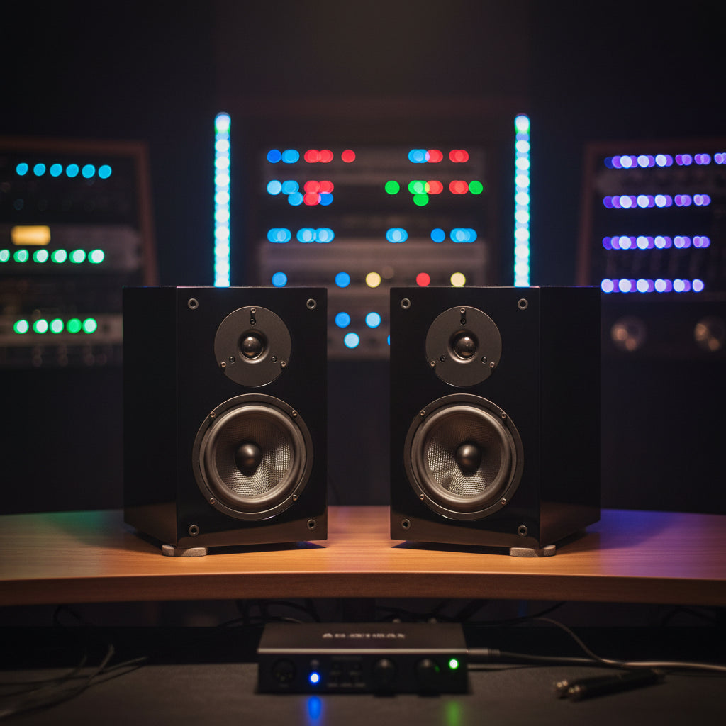5-inch HIFI Passive Bookshelf Speaker 150W Output Power 3-inch Tweeter Unit Lacquered Shell Professional Monitor Speaker