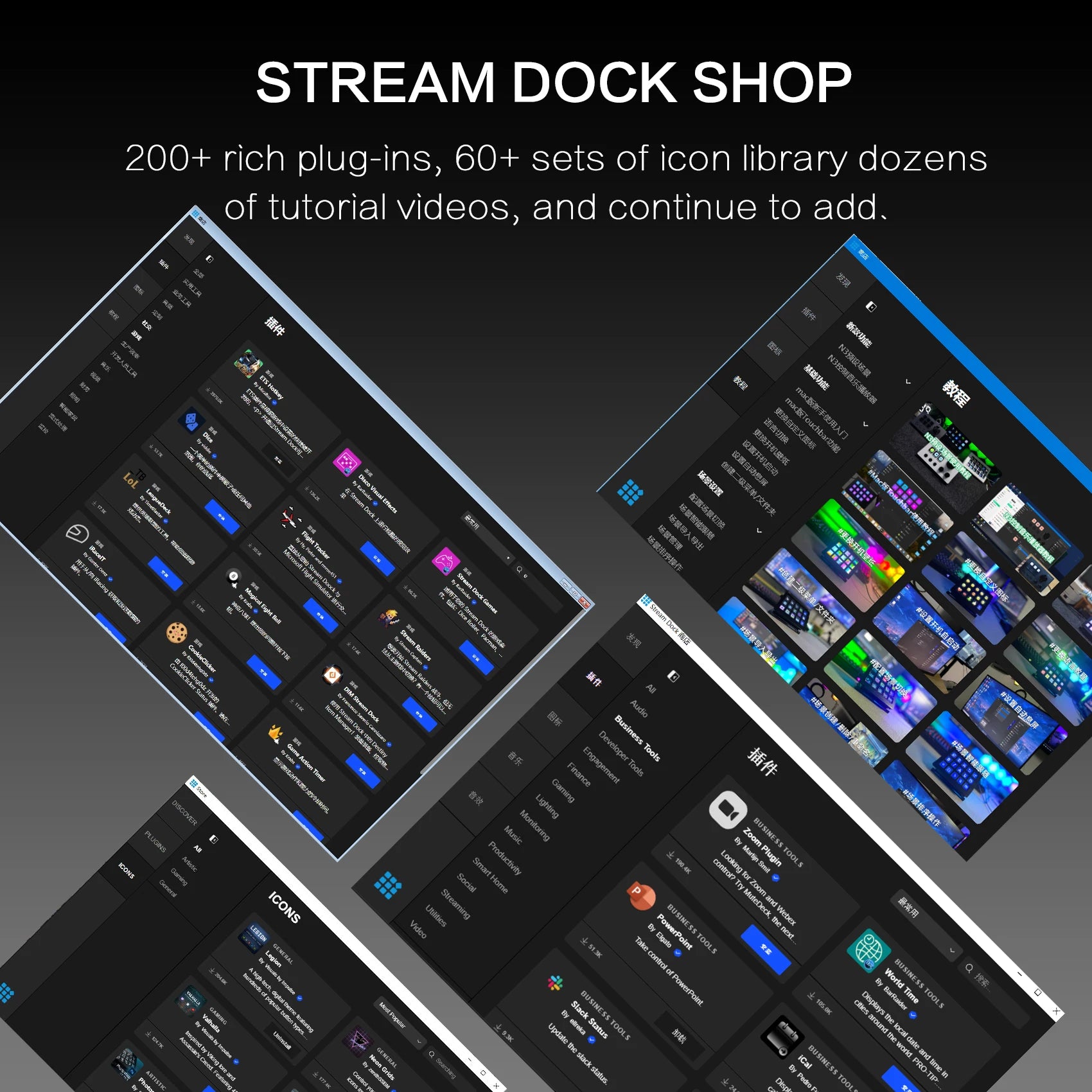 Mirabox N4 Stream deck 10 LCD Keys Button Live Console Mini Keypad Streamdeck Deck Dock macropad Stream Desk Studio Controller