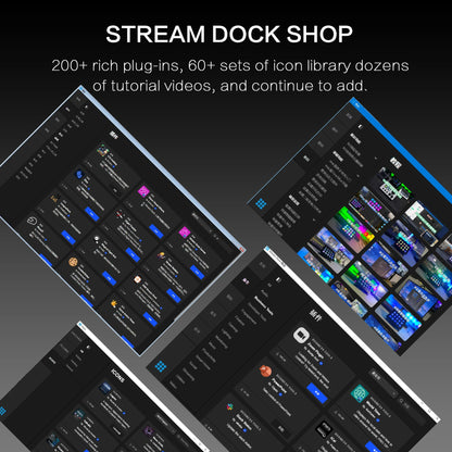 Mirabox N4 Stream deck 10 LCD Keys Button Live Console Mini Keypad Streamdeck Deck Dock macropad Stream Desk Studio Controller