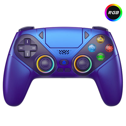 RGB Light Controller For PlayStation 5/PS5 Pro/Slim/PC Wireless Gamepad Marco/Turbo NO Drift Hall Effect Gaming Control Joystick