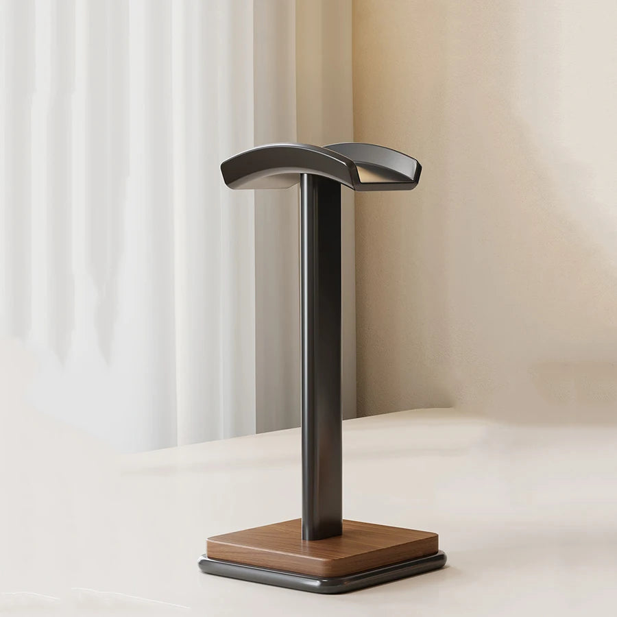Curved Desktop Headphones Stand Stable Base Headset Display Holder Bracket For Gaming Music Over Ear Headsets