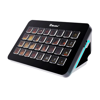 Mirabox XL 32-Key Visual Stream Deck Streamdeck Deck Dock Macro Pad Controller Desktop Console Stream Desk For OBS Streaming