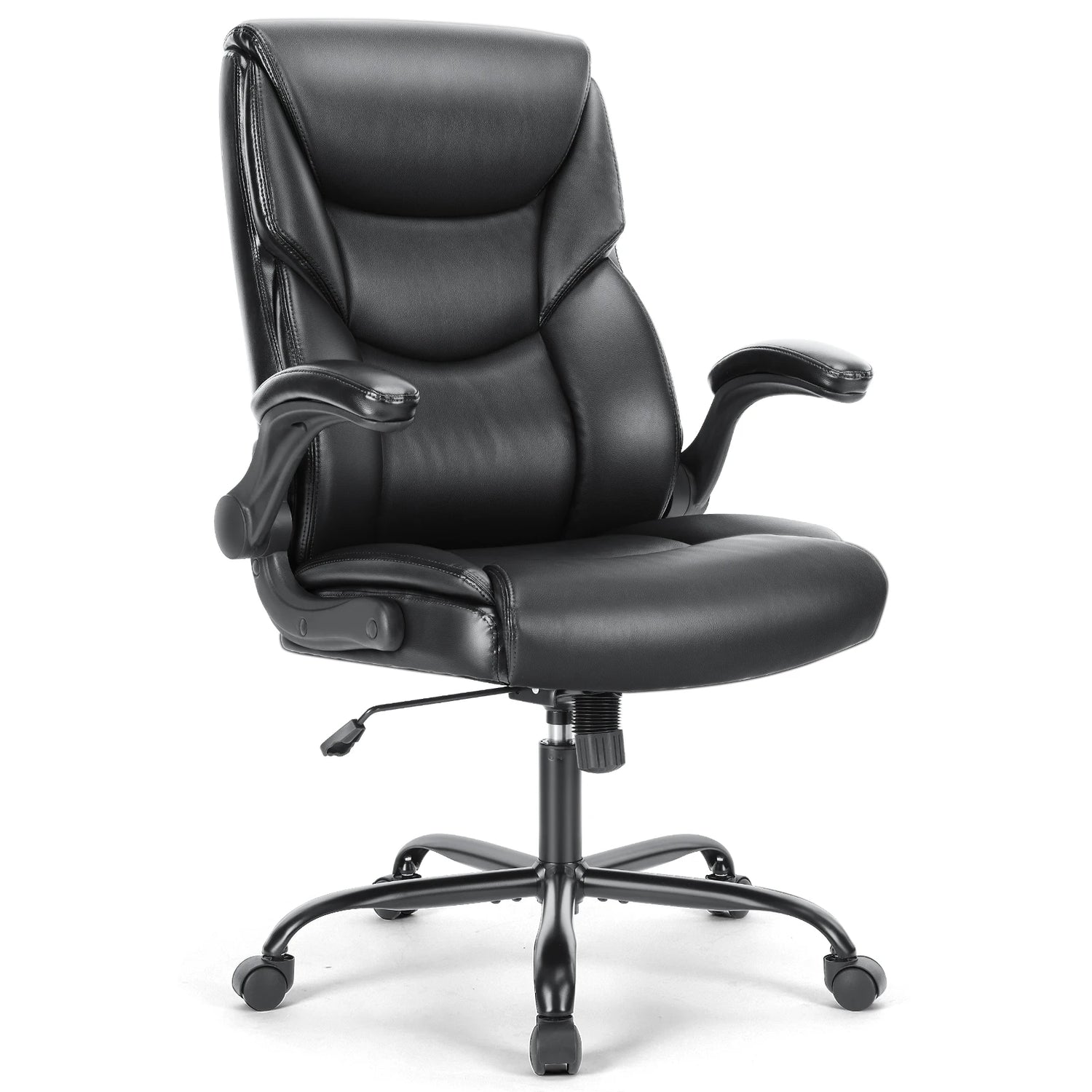 JHK Ergonomic PU Leather Padded Armrest Living Room Rocking Gaming Chair Swivel Wheel With Lumbar Support Gaming Chairs