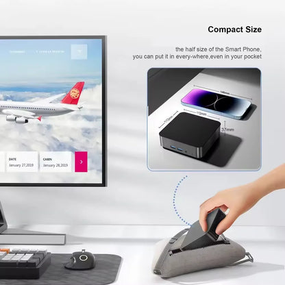 2026 Gaming Mini PC Intel Core i9 10980HK i3 6100U WIFI 6 BT5.2 Portable Computer Windows 11 Pro 16GB 32GB RAM 1TB SSD PC Gamer