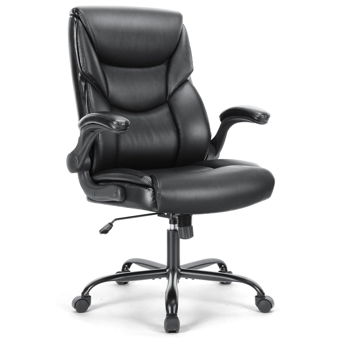 JHK Ergonomic PU Leather Padded Armrest Living Room Rocking Gaming Chair Swivel Wheel With Lumbar Support Gaming Chairs
