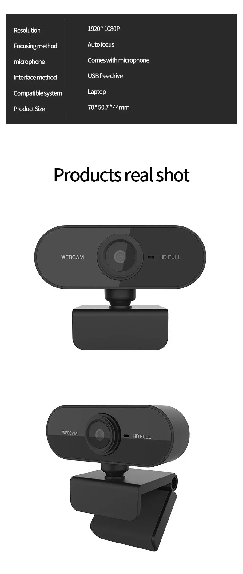 4K Webcam 1080P Mini Camera 2K Full HD Webcam with Microphone 30fps USB Web Cam for Auto Focus PC Laptop Video Shooting Camera